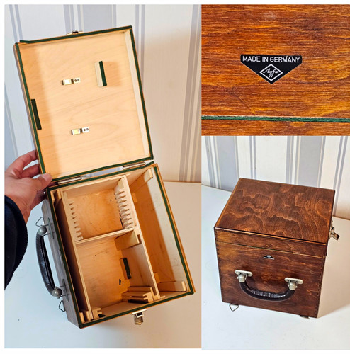 Agfa holz aufbewahrungkasten - agfa,
