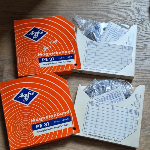 Agfa 31 magnettonband - agfa, pe