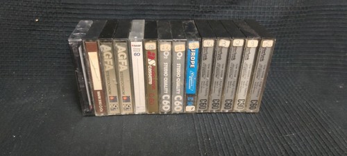 14x vintage audio kassetten - 14x,
