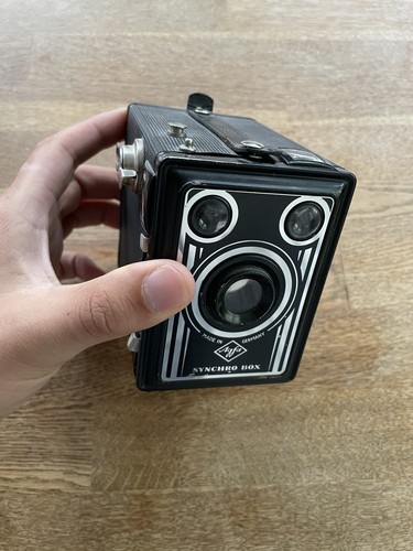 Agfa synchro box kamera 50er - synchro,