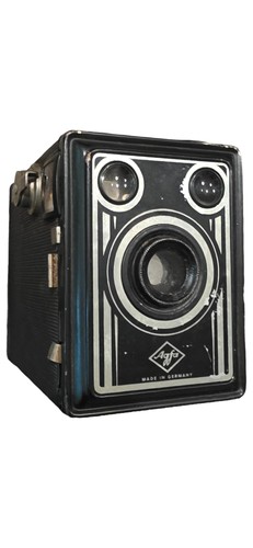 Agfa boxkamera vintage schwarz - agfa,