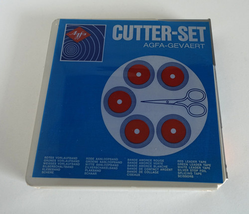 Agfa magnettonband cutter set - magnettonband,