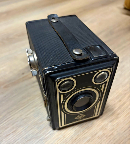 Agfa boxkamera schwarz und - boxkamera,