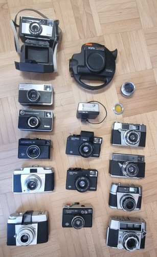 Große kamera sammlung vintage - große,